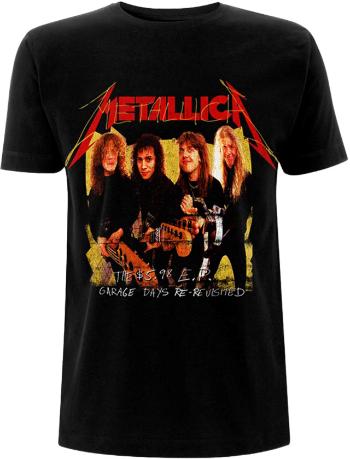 Metallica Tričko Garage Photo Yellow Black S