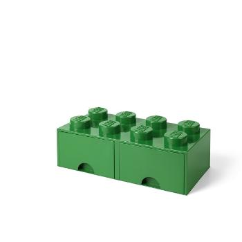 Úložný box 8 s šuplíky, více variant - LEGO Barva: tmavě zelená