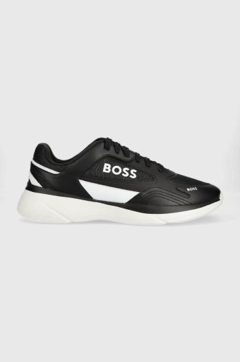 Sneakers boty BOSS Dean černá barva, 50487577
