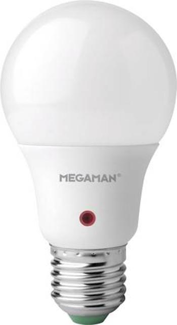 LED žárovka Megaman LG7309.5r 230 V, E27, 9.5 W = 60 W, teplá bílá, A+ (A++ - E), tvar žárovky, se snímačem denního světla, 1 ks