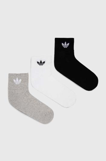 Ponožky adidas Originals 3-pack bílá barva, IJ5612