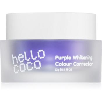 Hello Coco Purple Whitening Colour Corrector prášek na bělení a odstranění skvrn 12 g