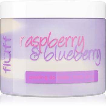 Fluff Blueberry & Raspberry tělový peeling 160 ml