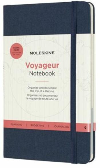Moleskine - zápisník Voyageur - modrý M