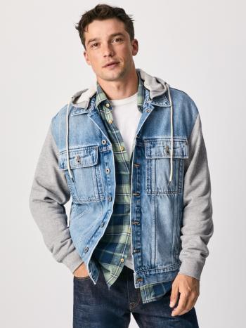 Pepe Jeans pánská modrá džínová bunda - M (000)