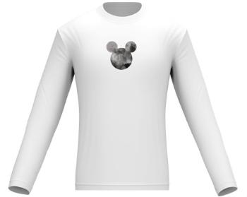 Pánské tričko dlouhý rukáv Mickey Mouse