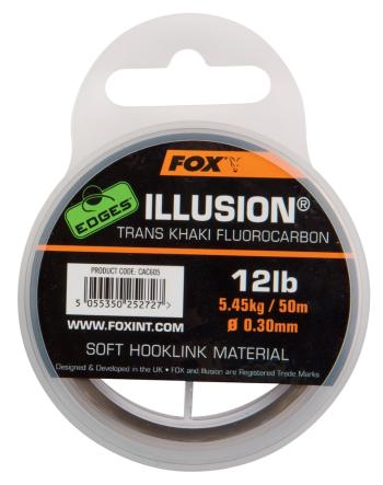 Fox Fluorocarbonový vlasec Edges Illusion Soft 50m - 0.30mm / 12lb / 5.45kg