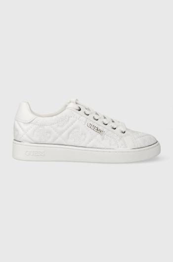 Sneakers boty Guess BECKIE10 bílá barva, FLPB10 FAL12