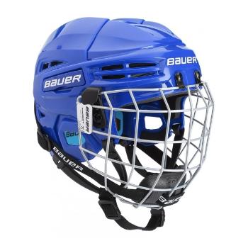 Bauer PRODIGY COMBO YTH Dětská helma s mřížkou, modrá, velikost