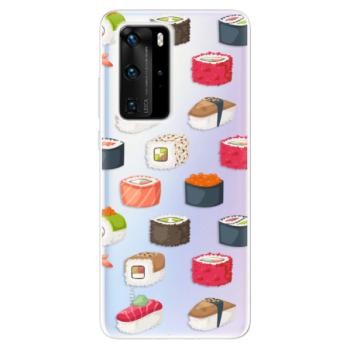 Odolné silikonové pouzdro iSaprio - Sushi Pattern - Huawei P40 Pro