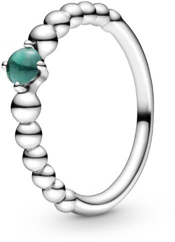 Pandora Stříbrný prsten pro ženy narozené v květnu 198867C05 60 mm