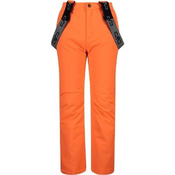 CMP KID SALOPETTE Dětské lyžařské kalhoty, oranžová, velikost 140
