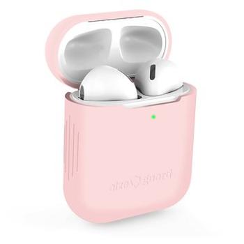 AlzaGuard Skinny Silicone Case pro AirPods 1. a 2. generace růžové (AGD-ACSS1P)