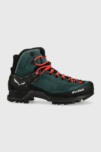 Boty Salewa Mountain Trainer Mid GTX dámské, zelená barva