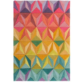 Flair Rugs koberce Ručně všívaný kusový koberec Illusion Reverie Multi - 120x170 cm Vícebarevná