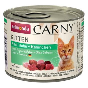 ANIMONDA cat konzerva Carny Kitten hovězí,kuře,králík - 200g