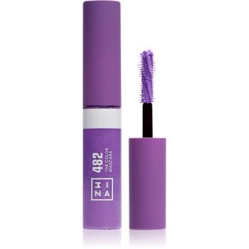 3INA The Color Mascara Mini řasenka odstín 482 - Purple 5,5 ml