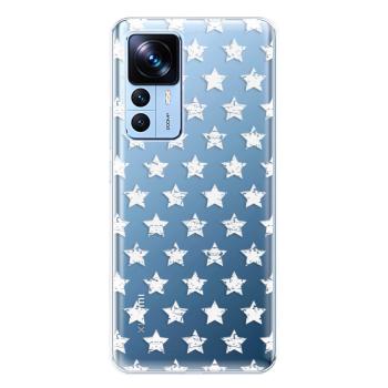 Odolné silikonové pouzdro iSaprio - Stars Pattern - white - Xiaomi 12T / 12T Pro