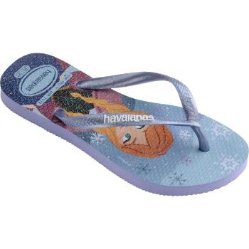 HAVAIANAS KIDS SLIM PRINCESS Dívčí žabky, světle modrá, velikost 35/36