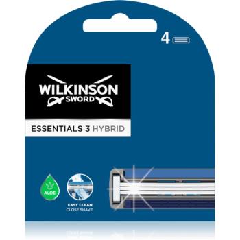 Wilkinson Sword Essentials 3 Hybrid náhradní břity 4 ks 4 ks