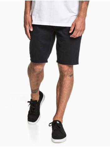 Quiksilver EVDAY CHINO LIGHT black plátěné kraťasy pánské - černá