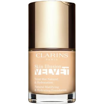 Clarins Skin Illusion Velvet tekutý make-up s matným finišem s vyživujícím účinkem odstín 100.3N 30 ml