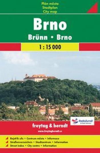 Brno plán města 1:15 000