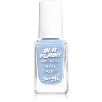 Barry M IN A FLASH lak na nehty odstín Brisk Blue 10 ml