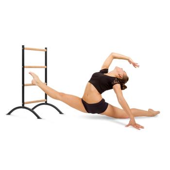 KLARFIT Barre Amelie, strečinkové žebřiny, 24" (61 cm) délka, 4 výškové úrovně, volně stojící