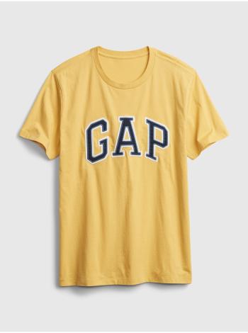 Žluté pánské tričko GAP Logo bas arch