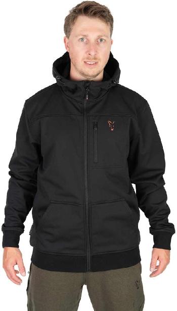 Fox bunda collection soft shell jacket black orange - xl