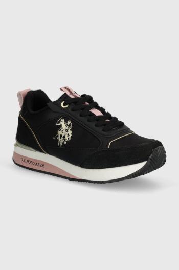 Sneakers boty U.S. Polo Assn. FRISBY černá barva, FRISBY004W 4YN2