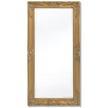 Nástěnné zrcadlo barokní styl 100x50 cm zlaté (243680)