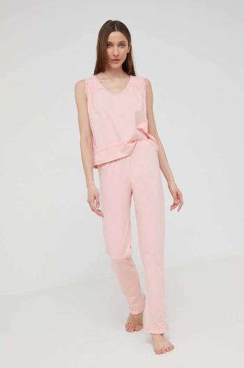 Pyžamová sada Answear Lab růžová barva
