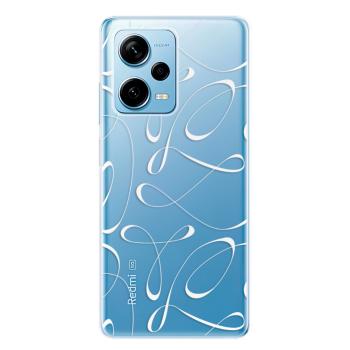 Odolné silikonové pouzdro iSaprio - Fancy - white - Xiaomi Redmi Note 12 Pro+ 5G