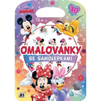 Disney MINNIE Omalovánky se samolepkami, mix, velikost