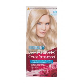 Garnier Color Sensation 40 ml barva na vlasy pro ženy S10 Silver Blonde na barvené vlasy; na všechny typy vlasů