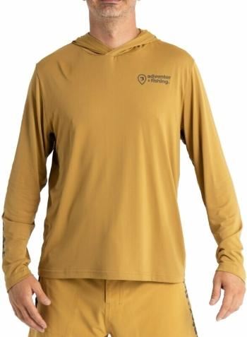 Adventer & fishing Mikina Functional Hooded UV T-shirt Sand 2XL