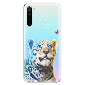 Odolné silikonové pouzdro iSaprio - Leopard With Butterfly - Xiaomi Redmi Note 8