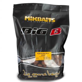 Mikbaits boilie legends bigb broskev black pepper-10 kg 24 mm