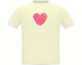 Pánské tričko Classic Heavy watercolor heart