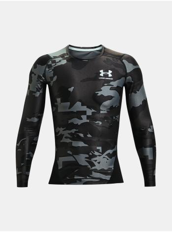 Tričko Under Armour HG IsoChill Comp Print LS - černá