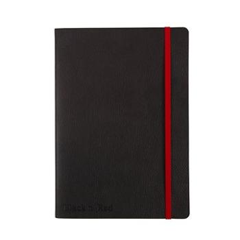 OXFORD Black n´ Red Journal A5, 72 listů, linkovaný,  ohebné desky (400051204)