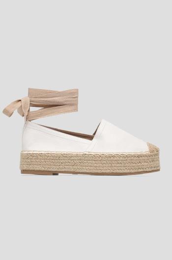 Espadrilky Answear Lab bílá barva, na platformě