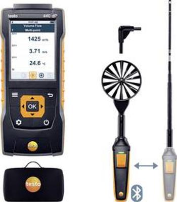 Anemometr testo 440 Set1 delta P Kalibrováno dle výrobce s certifikátem