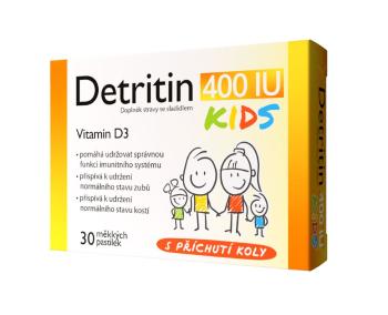 Detritin Kids 400 IU vitamin D3 30 pastilek