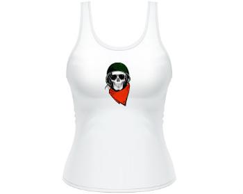 Dámské tílko Tank Top Motorkářská lebka