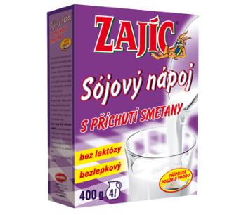 Zajíc Sójový nápoj s příchutí smetany 400 g