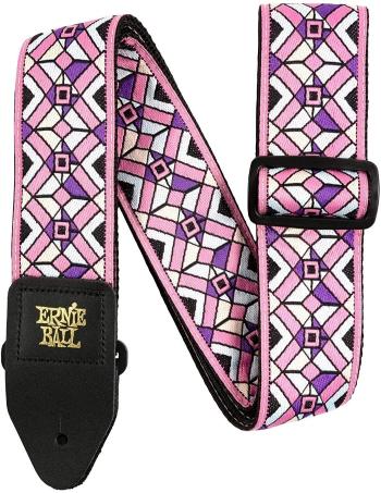 Ernie Ball 4658 Kytarový pás Kaleidoscope Pink Jacquard