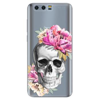 Odolné silikonové pouzdro iSaprio - Pretty Skull - Huawei Honor 9